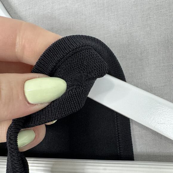 Mare Mare Anthropologie Knit Slip Twofer Tank Dress Womens Medium Black Party - Picture 5 of 14